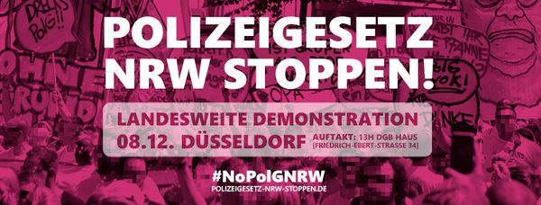 10.000 demonstrieren in Düsseldorf und Hannover gegen neue Polizeigesetze